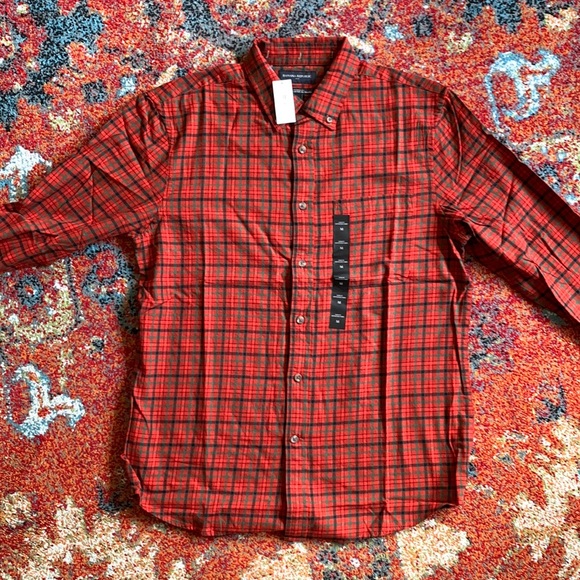 Banana Republic Lightweight Flannel - Brand New - Picture 1 of 3